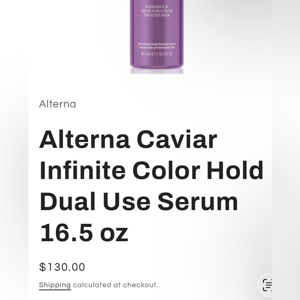 ⭐️NEW⭐️Alterna Caviar Anti-Aging Color Hold Dual-Use Serum - 16.5oz. - Picture 3 of 5